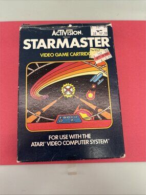 Starmaster Atari 2600 Video Game 1982 Activision W/Box